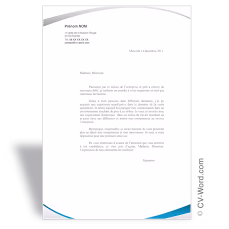 Lettre de motivation Assistante de Gestion